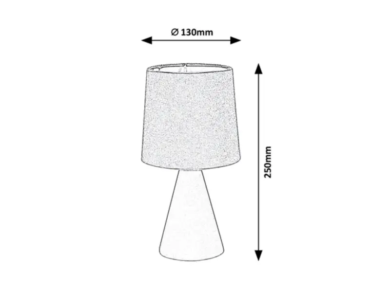 Stolové svietidlo Rabalux 2695 1x40W E14 230V IP20